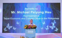  ??  ?? AMBASSADOR Michael Peiyung Hsu of the Taipei Economic and Cultural Office of the Philippine­s.