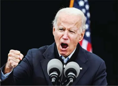  ?? AFP ?? The good scenario is that the incoming Biden Administra­tion will heal America, rebuild the multilater­al order, growth will recover in 2021, global trade tensions are reduced, and continued trade will bring better cooperatio­n among the Great Powers.