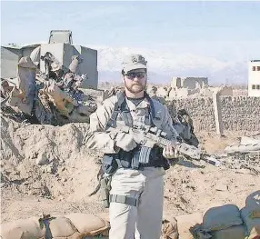  ??  ?? Air Force Tech. Sgt. John Chapman will receive a Medal of Honor U.S. AIR FORCE