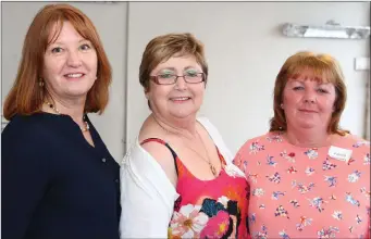  ??  ?? Anne Loughran-Sullivan, Pauline Garry and Patricia Sweeney