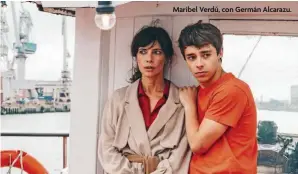  ??  ?? Maribel Verdú, con Germán Alcarazu.