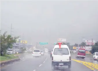  ?? JUSTO FÉLIZ ?? En el Gran Santo Domingo han ocurrido intensos aguaceros esta semana.