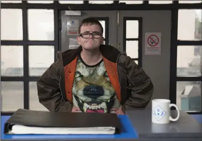  ??  ?? Darren Connell plays dim-witted Bobby Muir in hit BBC comedy Scot Squad