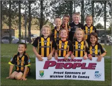  ??  ?? The Enniskerry under-7s at the Avondale GAA Go Games blitz.