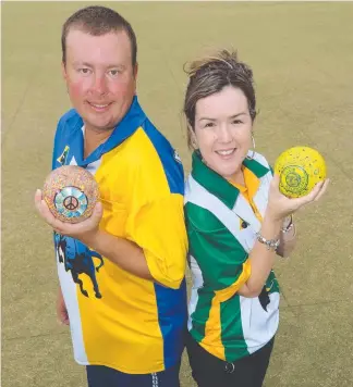  ?? Picture: MIKE BATTERHAM ?? Broadbeach’s Ryan Bester and Helensvale’s Lynsey Clarke.