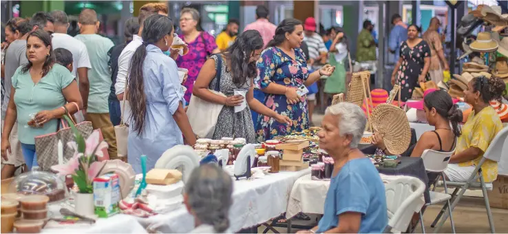  ?? Photo: Leon Lord ?? Garden City Market Day has gained momentum since its initiation in July 2020.