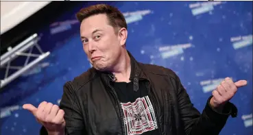  ?? BRITTA PEDERSEN / GETTY IMAGES FILE ?? Maverick billionair­e Elon Musk is dropping $44 billion to buy Twitter.