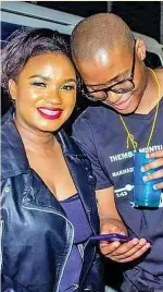  ?? ?? FACEBOOK BEEF: Charma Gal and Thabo Kedikilwe