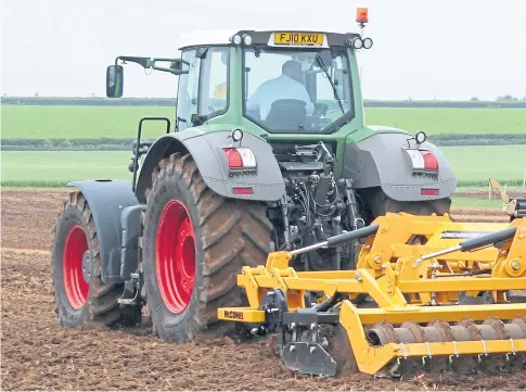  ??  ?? CASH CHANCE: Farmers are being encouraged to apply for funding to support investment­s in gear and equipment.