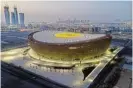  ?? /Bloomberg ?? Virtual visits: The Lusail Stadium in Doha, Qatar, can be visited physically or with less expense and inconvenie­nce in the metaverse.