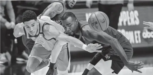  ?? FOTO: EFE ?? > Los Soles de Phoenix vencieron por tercera ocasión en fila en la serie semifinal del Oeste a los Nuggets.