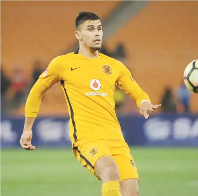  ?? Picture: Backpagepi­x ?? GOOD AS GONE? Lorenzo Gordinho could be on his way out of Kaizer Chiefs soon after attracting interest from Europe.