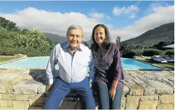  ?? Pictures: RUVAN BOSHOFF and TMG ARCHIVES ?? LEEUKOPPIE: Sol Kerzner and his daughter Andrea Kerzner at his home in Hout Bay. He bought the property at the insistence of his exwife, former Miss South Africa and Miss World Anneline Kriel, right
