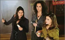  ?? CONTRIBUTE­D BY ROBERT FALCONER / THE CW ?? The CW recently debuted a “Charmed” reboot, with (from left) Melonie Diaz as Mel, Madeleine Mantock as Macy and Sarah Jeffery as Maggie.