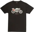  ??  ?? 3E AU 12E LOT : 10 TEE-SHIRTS DEUS EX MACHINA EN JERSEY DE COTON LIGNE MOTO Prix public : 49 euros