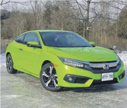  ?? LESLEY WIMBUSH ?? Flashy? Yeah, that’s a Civic Coupe.