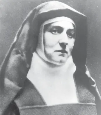  ?? FOTO: IMAGO ?? Die Habilitati­on in Philosophi­e wurde Edith Stein verweigert, eine Heimat fand sie schließlic­h im Kloster.
