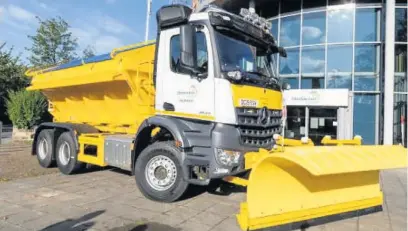  ??  ?? There were more than 300 gritting runs in our region over the holiday period