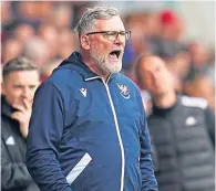  ?? ?? St Johnstone manager Craig Levein.