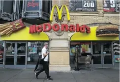  ?? Picture: Justin Sullivan/Getty Images ?? McDonald’s is seeking a diverse employee complement.