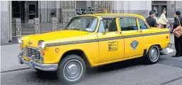  ??  ?? The big yellow taxi was found in almost every city in the US.