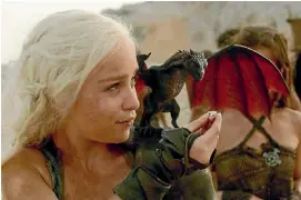  ??  ?? Daenerys Targaryen didn’t realise the value of her dragon glass.