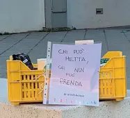  ??  ?? La cassetta in piazza Principe di Machiavell­i