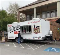  ?? (Democrat-Gazette file photo/Eric E. Harrison) ?? Hot Springs’ McClard’s Bar-B-Q changed hands in June; a Little Rock-based food truck debuted in November.