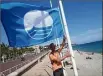  ?? (Photo Franck Fernandes) ??  plages battront Pavillon Bleu cet été.