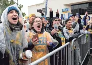  ?? NATI HARNIK/AP ?? Supporters of Pete Buttigieg rally at an event Friday in Des Moines, Iowa. The South Bend, Ind., mayor, 37, is the youngest candidate in the race for 2020.