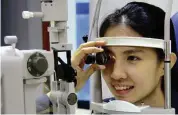  ??  ?? Getting your eyes checked regularly is key to early detection and treatment of glaucoma.