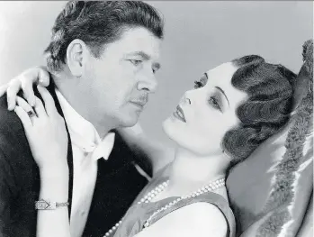  ?? POSTMEDIA FILES ?? George Bancroft and Mary Astor star in the 1930 comedy-drama Ladies Love Brutes.