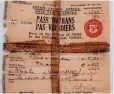  ?? ELLAPEN PICTURE: COURTESY JORDACHE ?? A photograph of a Pass document for Indians.