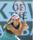  ?? FOTO: AFP ?? In Indian Wells viel Biss gezeigt: Angelique Kerber.