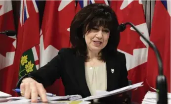  ?? FRANK GUNN/THE CANADIAN PRESS ?? Ontario auditor general Bonnie Lysyk also expressed concern about spending on 812 vacant government buildings.