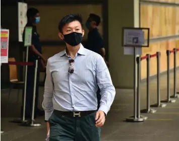  ?? ALBERT CHUA/THE EDGE SINGAPORE ?? On the stand, Hong (pictured) was grilled over inconsiste­nt details given to investigat­ors and his relationsh­ip with the accused Soh and Quah