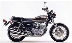  ?? FOTO: HONDA ?? Vierzylind­er-Klassiker: die Honda CB750 Four K.