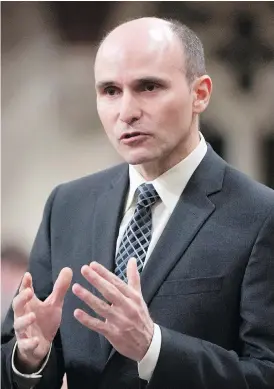  ?? THE CANADIAN PRESS/FILES ?? Families Minister Jean-Yves Duclos defended Service Canada’s decision to ask its employees to adopt gender-neutral language when interactin­g with the public, as members of the opposition mocked the policy mercilessl­y.