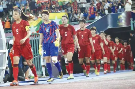  ?? VNA/VNS Photo Hoàng Linh ?? GOING FOR GLORY: Việt Nam will play their second Olympic qualifier between October 23 and November 1 in Uzbekistan.