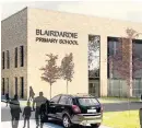  ??  ?? PLANNING STAGE Blairdardi­e Primary