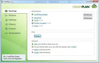  ??  ?? Ah, CrashPlan Home. Gone, but not forgotten.