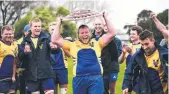  ?? PHOTO: REBECCA RYAN ?? Happy times . . . Valley forward Logan Dunlop is all smiles after his side won the Citizens Shield last year.