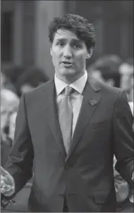  ?? CANADIAN PRESS FILE PHOTO ?? Prime Minister Justin Trudeau’s government is in a rut and is now facing energized opposition parties, both of which mean the Liberals will need to up their game, Tim Harper writes.