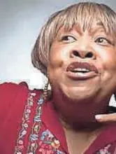  ?? TENNESSEE ?? Mavis Staples will perform as part of GPAC’S Center Stage Series on Oct. 8.