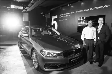  ??  ?? Charting more than half of BMW Malaysia’s total sales volume in 2017 with a profound 55 per cent units of BMW Hybrid with eDrive Technology delivered, BMW Group Malaysia has a stronghold as the most successful premium hybrid brand in Malaysia.