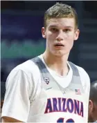  ?? AP ?? Lauri Markkanen (in 2016 at Arizona) tweeted late Sen. John McCain helped get him a student visa to play in the United States.