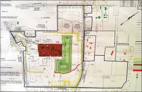  ?? MEDIANEWS GROUP FILE PHOTO ?? The site plan for two of the four Gibraltar Rock parcels.