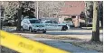  ?? RIZIERO VERTOLLI/METROLAND ?? Police say the boy’s body was found Friday morning on Hartington Court in Mississaug­a.