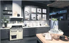  ?? AFP ?? A kitchen is pictured at the Haecker stand during the Salone del Mobile, Milan’s internatio­nal furnishing and design fair on Tuesday.