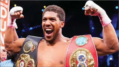  ?? Photo: skysport.com ?? War ready… Anthony Joshua has warned that Tyson Fury has “no place to hide” from their undisputed world heavyweigh­t title fight.